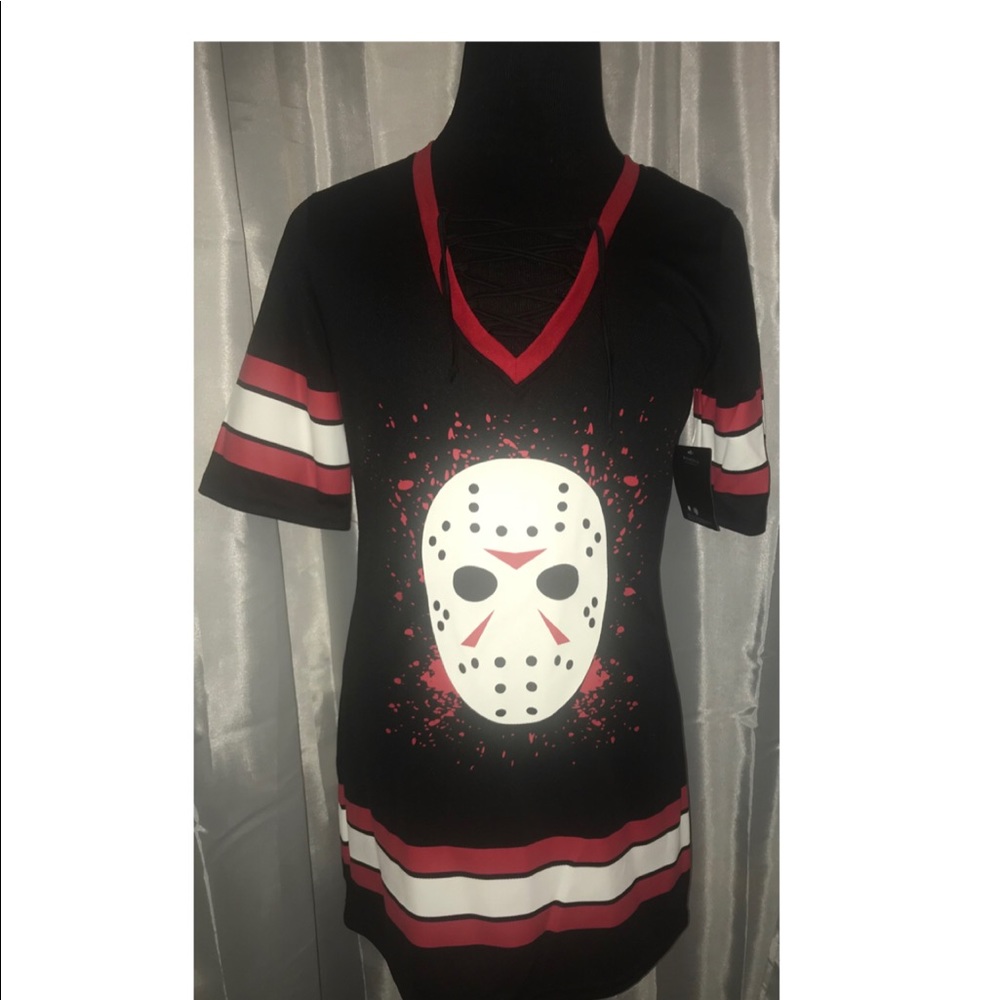 FRIDAY THE 13 JASON VOORHEES SEXY DRESS LARGE NEW!